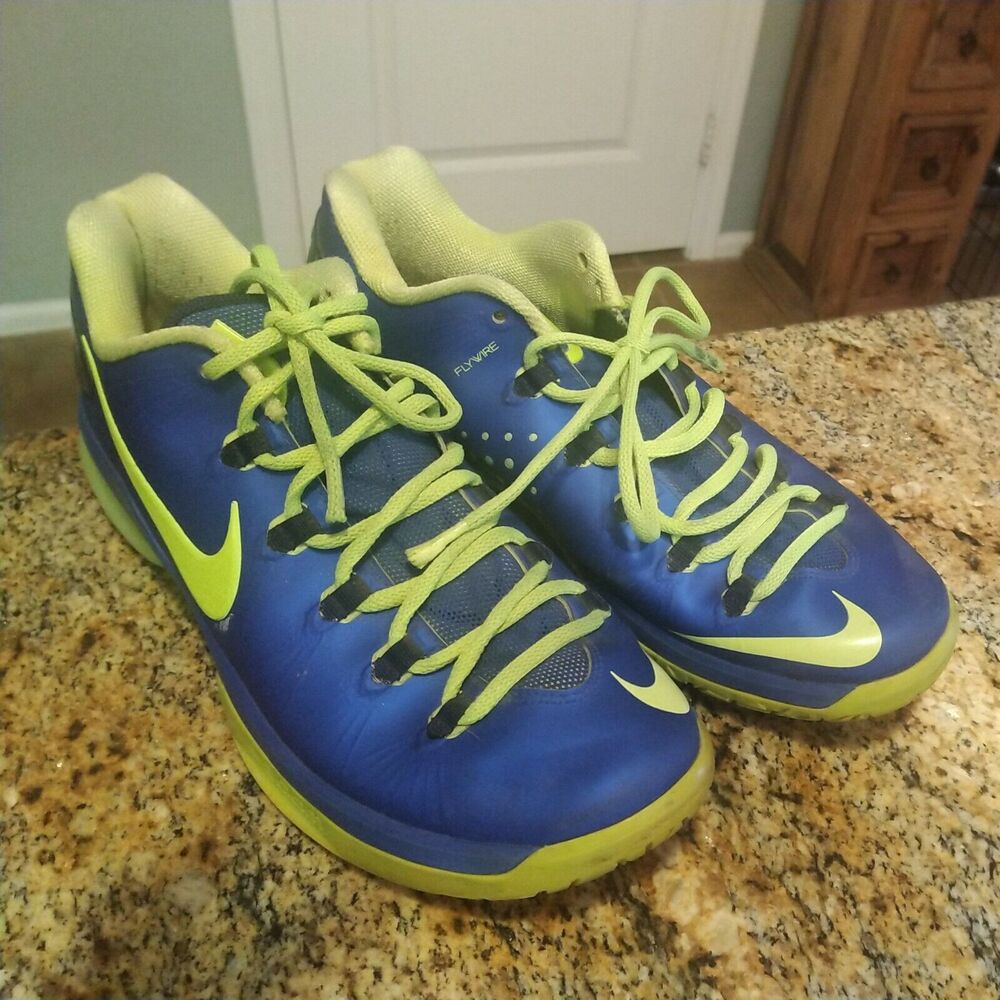 Nike Blue Men’s KD V 5 Blue Basketball Shoes Size 8.5 585386-400